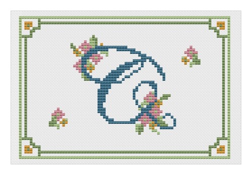 Kit broderie croisée - de, ou