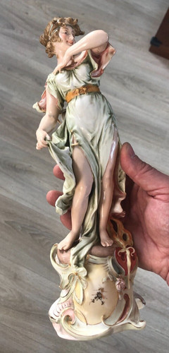 Belle femme porcelaine art - porcelaine,