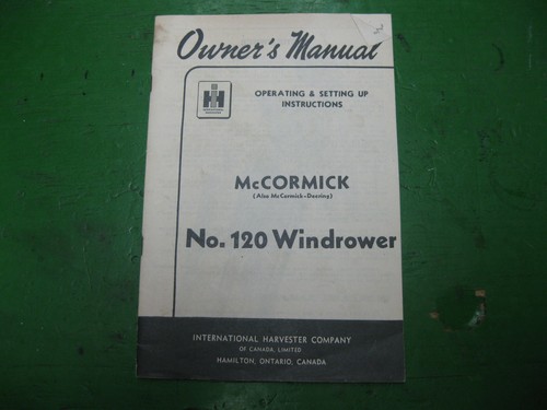 Ihc mccormick deering 120 - ihc,