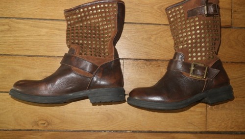 Bottines cloutees eden shoes - bottines,