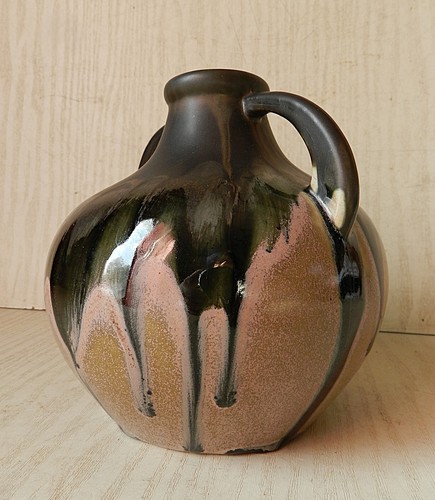 Ancien vase signé métenier - ,