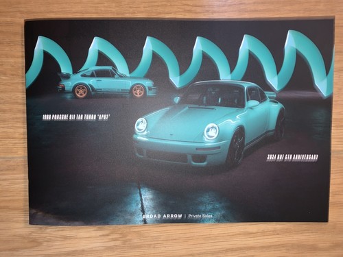 Plaquette porsche 2024 ruf ctr - porsche,
