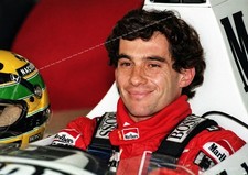 Photo A4 Ayrton Senna –