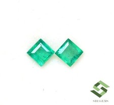 3.75x3.75 MM Émeraude Naturel