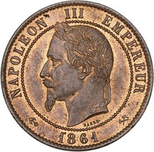 10 Centimes Napoléon III 1861