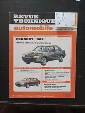 Revue technique Peugeot 405