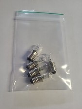 AMPOULES 10X28 TUBULAIRE 24V4,3W CULOT E10 LOT DE 5 PIÈCES