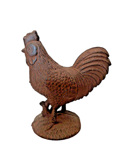 Coq fonte statue - en, /