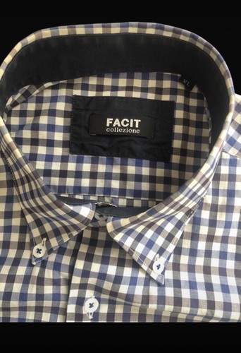 Chemise facit bleu - facit, blanc
