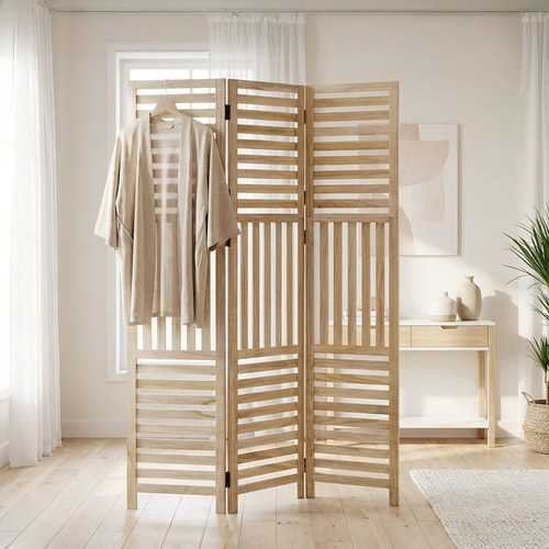 Paravent panneaux bois - 3,