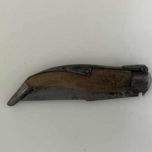 Ancien couteau pliant - , manche