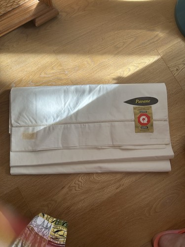 Drap neuf ancien toile coton - ancien,