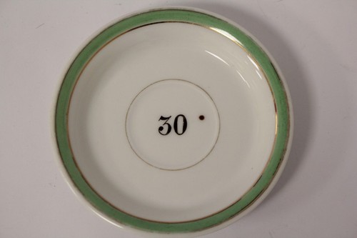 Sous verre absinthe porcelaine - absinthe,
