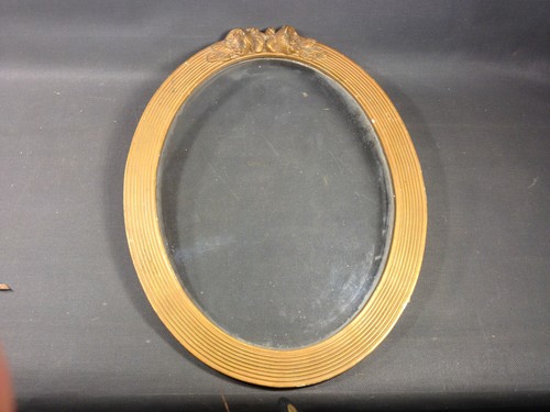Ancien beau cadre photo - , ovale