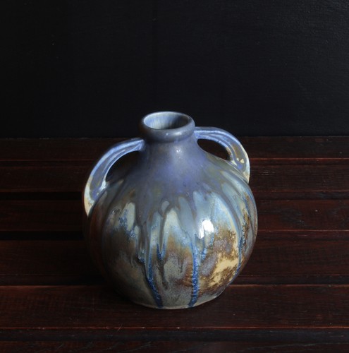 Vase grès flammé - vase, art
