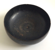 Vintage objets de bureau : coupelle pour trombones - en bois