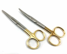 Ciseaux TC Carbure Droit / Courbé 4 Tailles Émoussé / Émoussé Acier Inoxydable