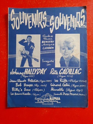 Partition johnny hallyday - hallyday, /