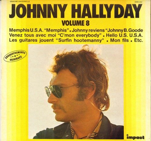 Johnny hallyday volume lp - 8",