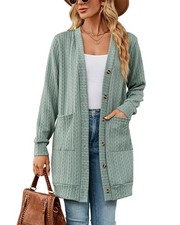 Gilet Femme Long Cardigan