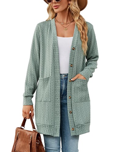 Gilet femme long cardigan - gilet,