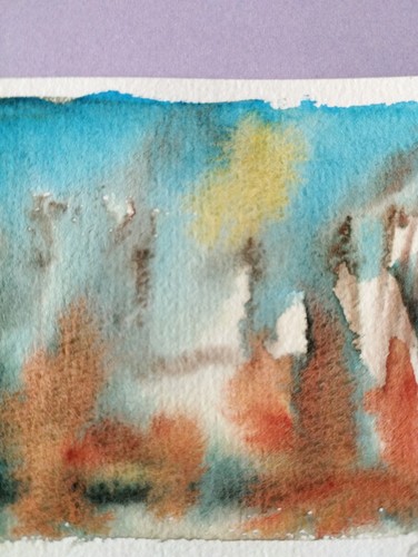 Miniature peinture aquarelle - peinture,