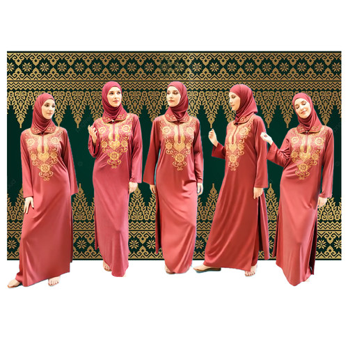 Robe maxi brodée marocaine - robe,