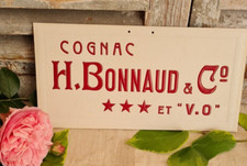 ANCIEN CARTON PUBLICITAIRE COGNAC H.BONNAUD