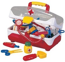 Klein - 4685 - Jeu d'imitation - Mallette Docteur Transparente avec Accessoires 