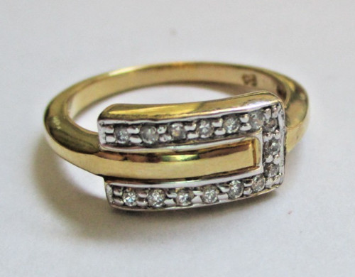 Bague anneau plaqué taille - plaqué, or