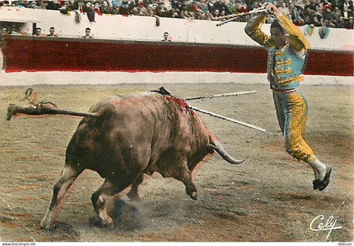 Carte postale corrida une - carte,