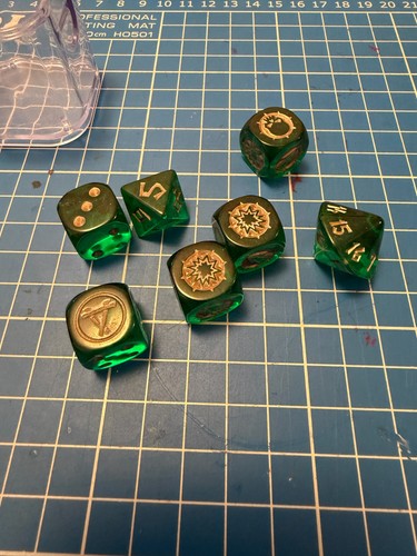 Official bloodbowl dice set - official,