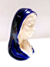 Petit buste en céramique " Vierge Marie "