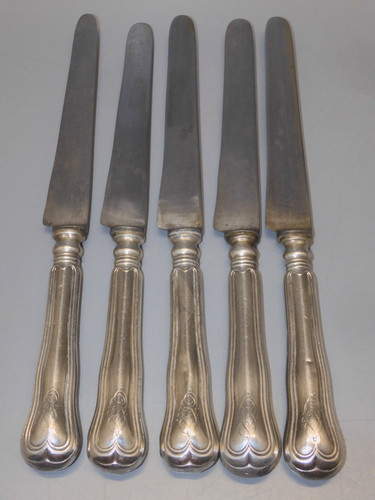 Couteaux manches metal - couteaux,