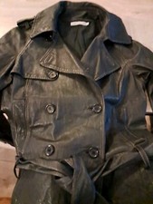 Veste cuir marron kookai t38 - marron,