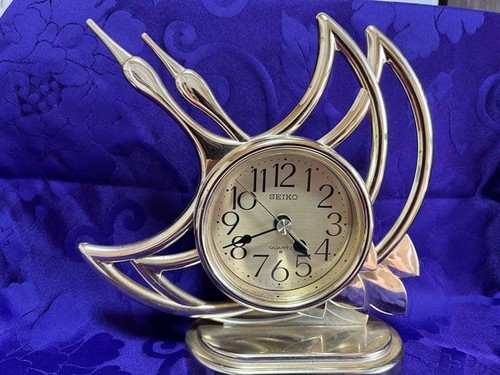 Horloge table grue vintage - table,
