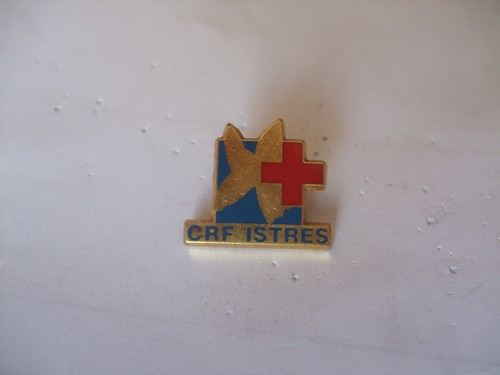 Pins crf istres - croix, rouge