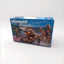 Playmobil 4868: Baliste A 6 Projectiles Et Chevaliers Du Faucon/ Complet