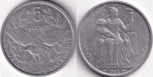 Francs 1952 nouvelle - 5,