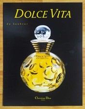 Publicité Papier - Parfum "Dolce Vita" de Christian Dior de 1995