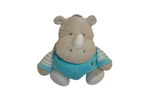 Doudou rhinocéros peluche