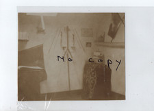 B384 Photo Originale vintage snapshot: 3 photos d'intérieur de maison en 1916-17