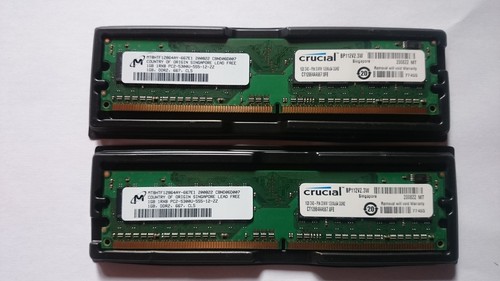 Barrettes mémoire crucial - 2,