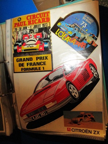 Lot autocollants sport - 4, auto
