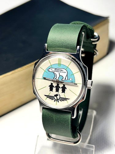 Montre bracelet pobeda bourane - montre-bracelet,