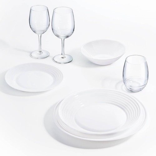 Service table verre - de,
