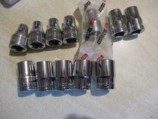 12 douilles facom 1/2 8,9,10,11,12,13,14,15,16,17,18,19