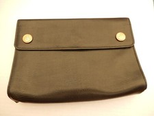 sac  pochette  DIDIER LAMARTHE PARIS CUIR noir  TBE