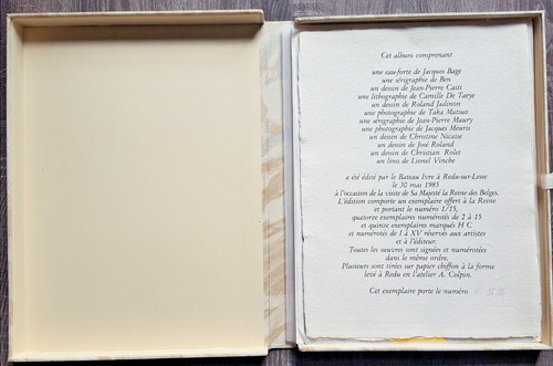Coffret lithographie dessins - coffret,