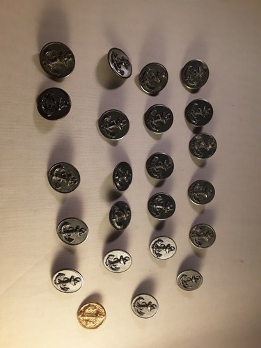Marine lot anciens boutons - :,